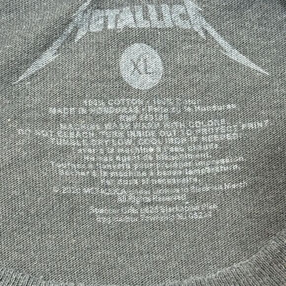 Metallica Shirt Men Extra Large Black Master Puppets Rock Band Hard Heavy Metal - Picture 4 of 16